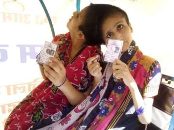 Patna based 23 years conjoined twins have been issued separate voter IDs and permitted to cast their votes separately.