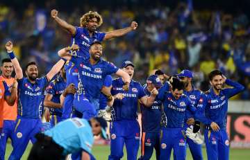 Mumbai Indians after winning IPL 2019
