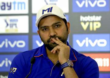 The MI skipper interacted with the media for the press conference ahead of the IPL final.