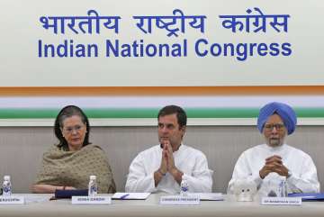 Sonia Gandhi, Rahul Gandhi, Dr Manmohan Singh