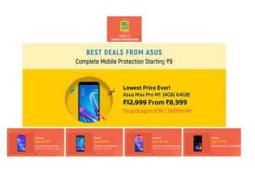 Flipkart Big shopping days sale: List of ASUS phones on offers