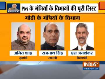 According to a press communique from the Rashtrapati Bhawan, Rajnath Singh has got the Ministry of Defence, Amit Shah the Ministry of Home Affairs and S Jaishankar the Ministry of External Affairs.