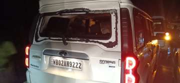 BJP's convoy attacked in East Midnapore