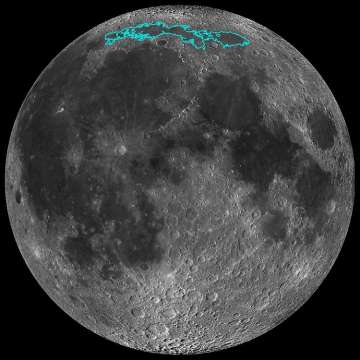 Moon gradually shrinking and causing earthquakes