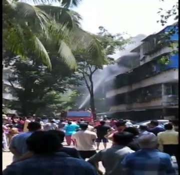 Fire broke out in the premises of Dadar Police station 