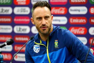 As underdogs, pressure will be less on us: Faf du Plessis ahead of World Cup opener