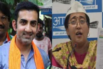 Gambhir and Atishi have been been involved in a major war of words ever since the former's accession to the BJP fold.
