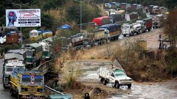 Jammu-Srinagar highway closed due to landslide in Ramban