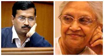  Delhi Congress chief Sheila Dikshit and Delhi Chief Minister Arvind Kejriwal