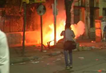Latest visuals from the site of violence in Kolkata