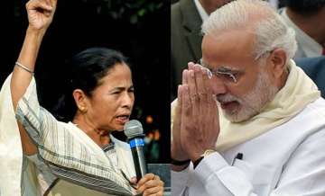 West Bengal Chief Minister Mamata Banerjee and Prime Minister Narendra Modi.