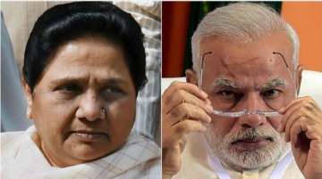 BSP Chief Mayawati and PM Narendra Modi