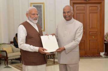 PM-elect Modi meets President Kovind