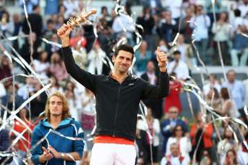 Novak Djokovic beats Stefanos Tsitsipas to win his 3rd Madrid Open title