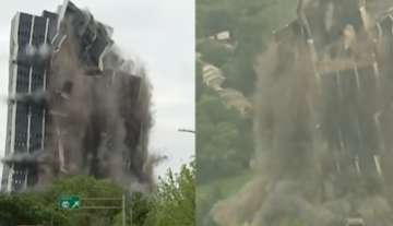 16,000 tonnes of steel turned to dust as former Bethlehem Steel headquarters get demolished