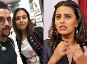 Man sneakily records video of Swara Bhasker to troll online, actress aptly roasts him with tweet