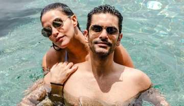 Neha Dhupia and Angad Bedi celebrate their first wedding anniversary, share an adorable video