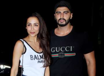 Arjun Kapoor and Malaika Arora at India's Most Wanted Screening