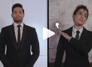 Siddhant Chaturvedi and Sanya Malhotra's Hindi version of Men In Black: International