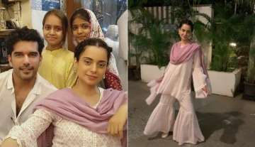 Kangana Ranaut relishes the Eid festivities at the iftar party with friend Taher Shabbir