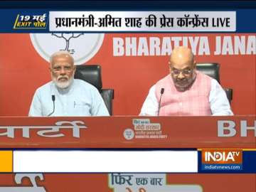 WATCH LIVE | PM Modi, Amit Shah address BJP press conference