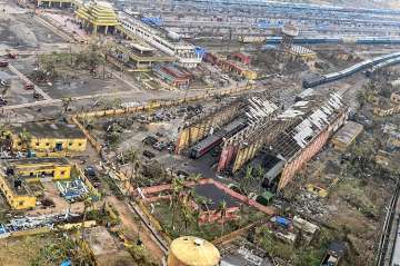A bird’s eye view of the destruction caused by Cyclone Fani