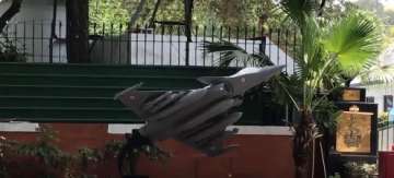 The Rafale replica has replaced a Sukhoi SU-30 model. 