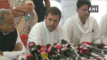 Rahul Gandhi was slated to visit Alwar on Wednesday but the trip was cancelled due to bad weather.