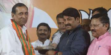 Senior Congress leader Rajkumar Chauhan joins BJP