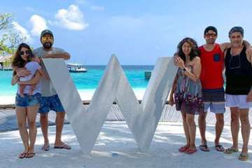 Rohit Sharma spends quality time with family in Maldives after record IPL win | See Pics