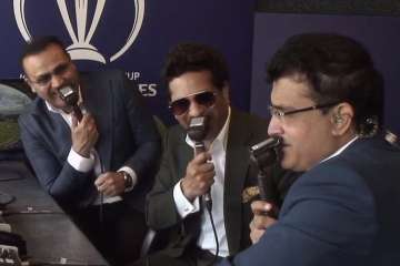 Trinity of Indian Cricket: Sachin Tendulkar, Virender Sehwag and Sourav Ganguly reunite in commentar