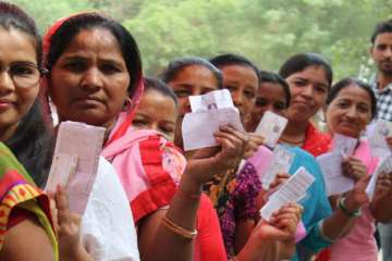 Delhi polling