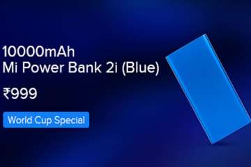 Xiaomi 10000mAh Mi Power Bank 2i Blue World Cup Edition launched in India