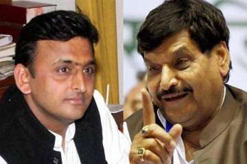 Akhilesh Yadav and Shivpal Yadav