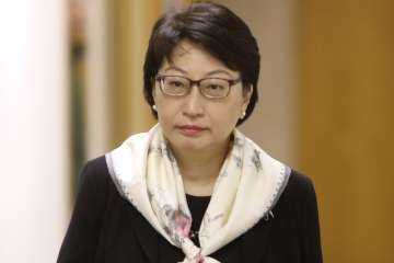 Hong Kong Justice Secretary Teresa Cheng