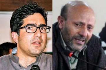 Jammu and Kashmir Peoples Movement headed by former bureaucrat Shah Faesal (left) and Awami Ittehad Party led by former MLA Sheikh Abdul Rasheed(right)