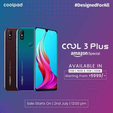 Coolpad Cool 3 Plus launched in India starting at Rs 5,999 only