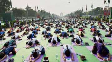 Record 2,500 register for International Yoga Day event at Washington Monument