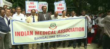 Doctors and nurses in state-run hospitals, who are IMA members, are participating in the strike to protest the high-handedness of the West Bengal government
