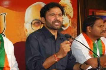 Union Minister of State for Home G. Kishan Reddy