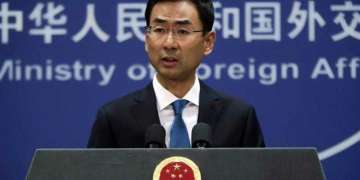 Chinese Foreign Ministry spokesman Geng Shuang