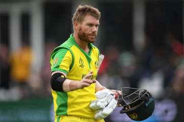 Warner become first player to breach 500 runs in CWC 2019, Finch misses out by three runs