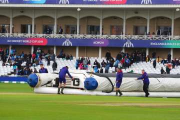 Live Cricket Score, India vs New Zealand, 2019 World Cup: Rain delays toss in Nottingham