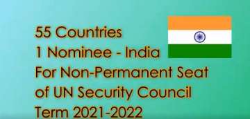 55 nations back India for non-permanent UNSC seat 
 