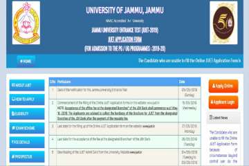 JUET 2019 Admit Card