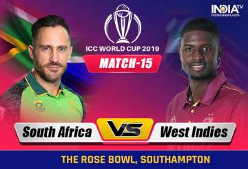 South Africa vs West Indies, World Cup 2019: Watch Live WC SA vs WI Online o