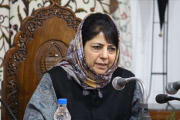 Peoples Democratic Party (PDP) leader and former Jammu and Kashmir chief minister Mehbooba Mufti.