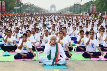 PM Narendra Modi on International Yoga Day