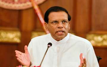 President Maithripala Sirisena's five-year term is scheduled to end on January 8, 2020.