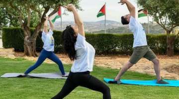 Yoga fest in Palestine draws huge response from Palestinian youth